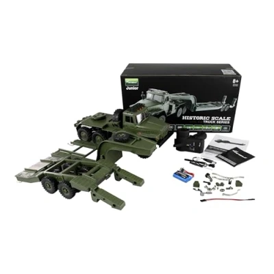 Image de Amewi Ural B36 Camion Militaire 6WD avec Bas RC télécommandé 1:16 RTR, Vert