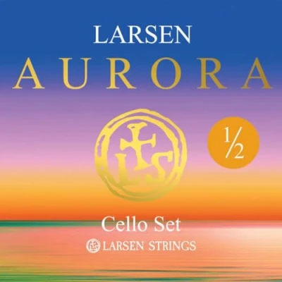 Image de Larsen Aurora cordes de violoncelle medium jeu 1/2