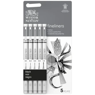 Image de Winsor &amp; Newton Noir Fineliner Assortment Set