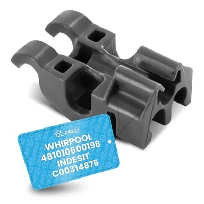 Image de DL pro Insert de panier inférieur Palier lave vaisselle Pour Whirlpool, Ignis, Bauknecht 481010600198 assiettes, tiges rabattables, rangées tiges, à