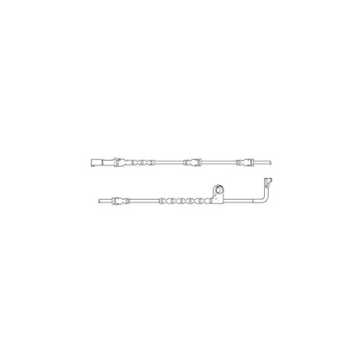 Image de Contact d&#039;avertissement, usure des plaquettes de frein DELPHI LZ0226