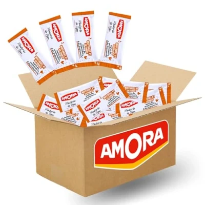 Image de AMORA 100 sticks de Moutarde Dijon dose individuelle 5 ml