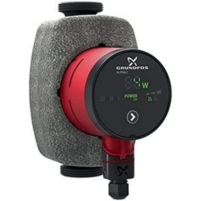 Image de Grundfos 99160420 Pompe de Recirculation Alpha 1, Noir, 180 mm