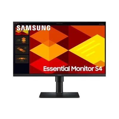 Image de Samsung Écran PC Professionnel S40GD 27&#039;&#039;, Noir, FHD 1920x1080, 100 Hz, Dalle IPS, HDMI, Display Port, USB Type A, Orientable, Pivotable et Inclinable, Pied Ajustable, Mode Eye Saver, LS27D402GAUXEN