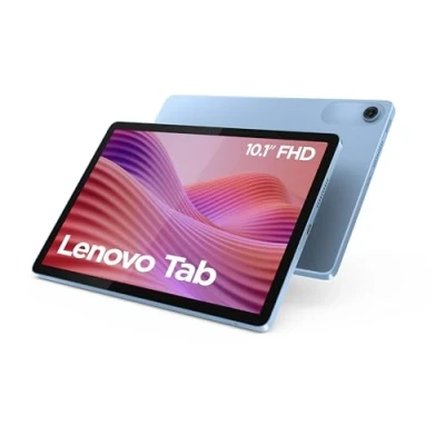 Image de Lenovo Tab Tablette Tactile 10.1&#039;&#039; WUXGA (MediaTek Helio G85, 8Coeurs, RAM 4Go, 64Go eMMC 5.1, Android 14, Wifi5 + Bluetooth) Clear Case Polar Blue (Bleu Polaire)
