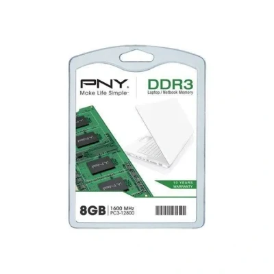 Image de PNY Mémoire PC DDR3 Premium 8 Go SO DIMM 204 broches 1600 MHz / PC3 12800 CL11 Sans tampon Non ECC