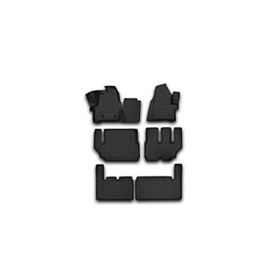 Image de Element Tapis de Sol 3D en Caoutchouc antidérapant pour Ford Tourneo Custom 8 Seats 13 20