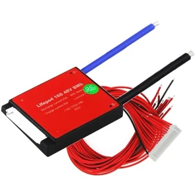 Image de TECNOIOT 1 pièces 16S 48V 20A LiFePO4 Carte de Protection Batterie au Lithium BMS PCB avec Balance