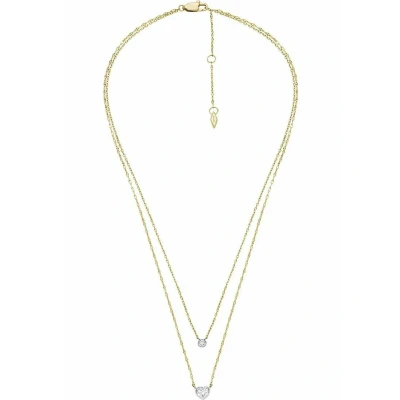 Image de Fossil Collier goldcoloured, Femme, Taille: One Size, Gold coloured