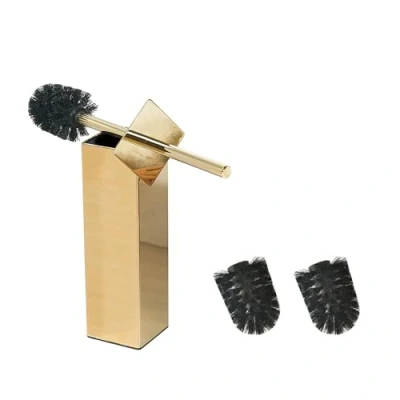 Image de BGL Support de Brosse WC en Acier Inoxydable pour Salle Bain et Hôtel (doré)