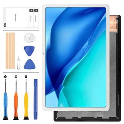Image de LADYSON Écran tactile LCD d&#039;origine pour Samsung Galaxy Tab A7 10,4&quot; (2020) SM T500 T505 Digitizer Assemblée Lentille Kits de remplacement avec outils gratuits (blanc)