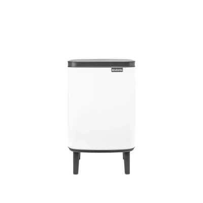 Image de Brabantia Poubelle Bo Waste Hi 7L avec Couvercle à Fermeture Douce, Seau Intérieur Amovible et Poignée de Transport Convient pour la Salle Bain, Chambre le Bureau Domicile.