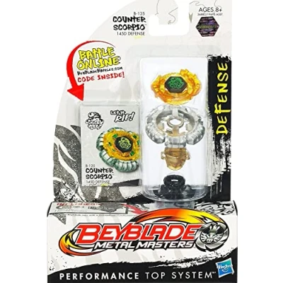 Image de toupie pour Beyblade métal Masters Counter Scorpio et Son Lanceur Type Defense