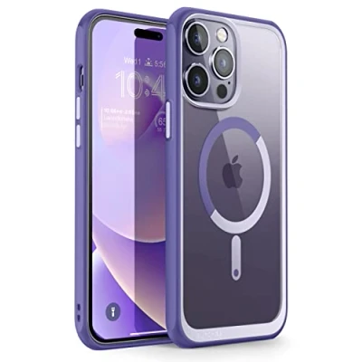 Image de SUPCASE Unicorn Beetle Mag Coque pour iPhone 14 Pro 6,1&quot; (Version 2022), Compatible avec MagSafe de Protection Fine et Transparente Antichoc (Mauve)