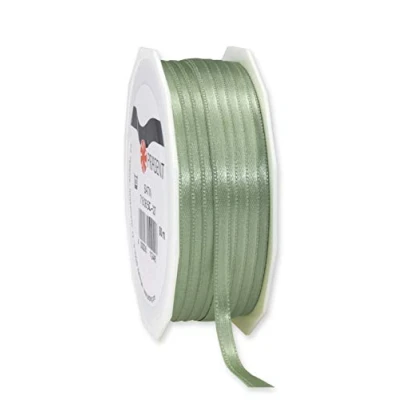 Image de C.E. Pattberg SATIN vieux vert (vert), Rouleau de 50 m Ruban Satinée pour Emballage Cadeau, Largeur 6 mm, Accessoire Décoration et Bricolage, Décoratif Présents, en Toute Occasion