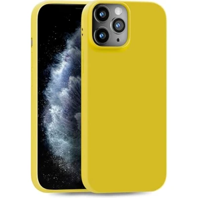 Image de MyGadget Coque pour iPhone 11 Pro Max Case TPU Souple Cover Protection Extra Fine &amp; Légère Étui Coloré Anti Choc et Rayures Jaune