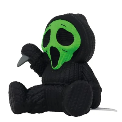 Image de Handmade by Robots Scream Figurine en Vinyle Vert Fluo avec Visage de fantôme