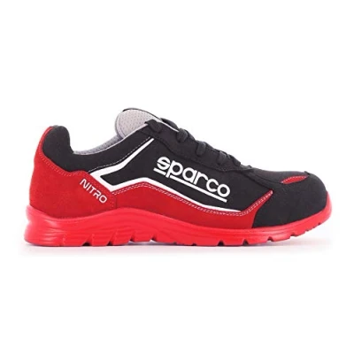 Image de SPARCO Chaussure basse S3 NITRO S24 rouge et noir taille 46 07522 RSNR