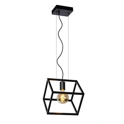 Image de Lucide FABIAN Suspension 1xE27 Noir