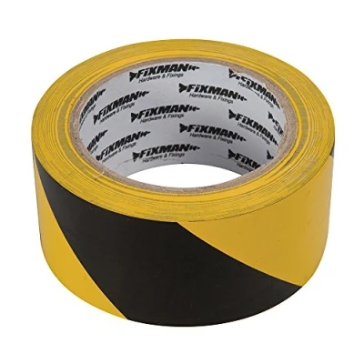 Image de Fixman Ruban de signalisation Danger 50 mm x 33 m Jaune Noir
