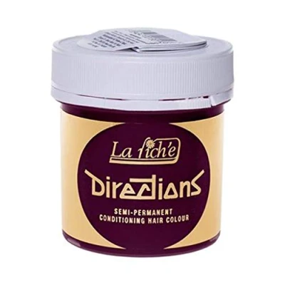 Image de 4 x La Riche Directions Semi Permanent Hair Color 88ml Tubs DARK TULIP