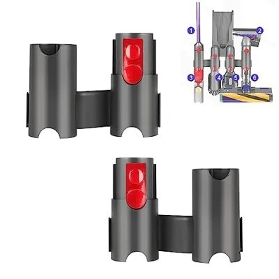 Image de Moupaa Lot de 2 supports rangement pour aspirateur sans fil Dyson V15 V12 V11 V10 V8 V7
