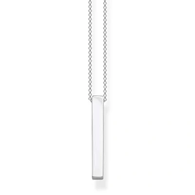 Image de Thomas SABO Quader Collier silvercoloured, Femme, Taille: 45, Silver coloured