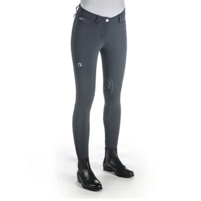 Image de Ego7 Pantalon d&#039;Équitation Jumping EJ Vert/Gris EU 38