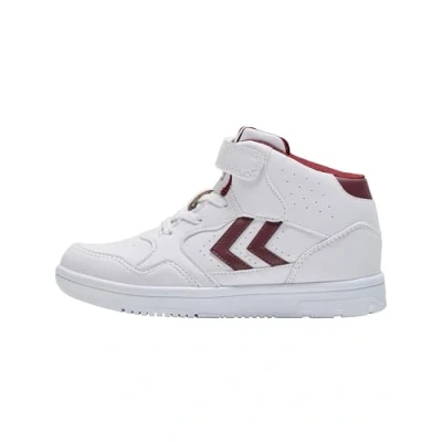 Image de Hummel Camden Baskets montantes pour enfants, Taille: 37, White red Polyuréthane