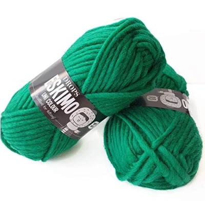 Image de Eskimo Garnstudio DROPS Pelote de laine à tricoter 100 % Vert 25