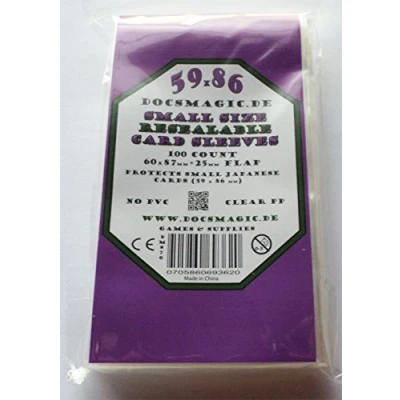 Image de docsmagic.de 100 Resealable Card Sleeves Small Size 60 x 87