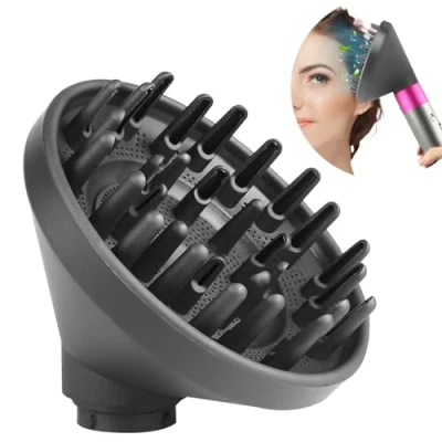Image de Diffuseur pour Dyson Airwrap Styler HS01 HS05, convertissant votre Air Wrap en sèche cheveux