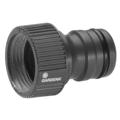 Image de Nez de robinet grand débit Gardena : raccord avec filetage 26,5 mm (G 3/4 Pouce), pour un d&#039;eau élevé (2801 20)