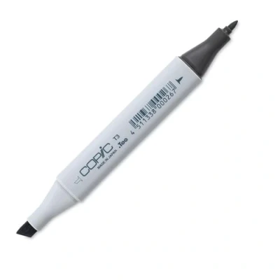 Image de COPIC Classic T 3, Toner Gray No. Twin Marker avec Une Pointe Moyenne et Fine