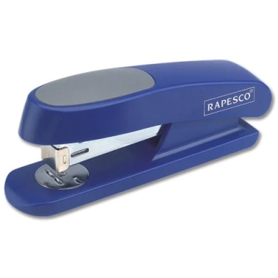 Image de Rapesco RR7260L3 Sting Ray Agrafeuse à Demi Bande, Capacité de 20 Feuilles, Bleu
