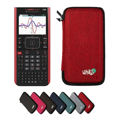 Image de CALCUSO Ensemble de Base Rouge avec Calculatrice Graphique TI Nspire CX II T Cas
