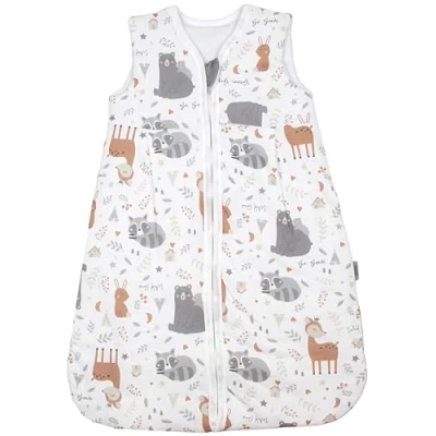 Image de TupTam Gigoteuse Bébé tout au long de l&#039;année, certifiée OEKO TEX, 2.5 TOG, Unisexe, Animaux Sauvages, 68 74
