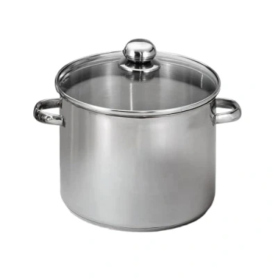 Image de Baumalu 342653 Marmite Traiteur + Couvercle 11 L Diamètre 26 cm en Acier Inoxydable, Argente