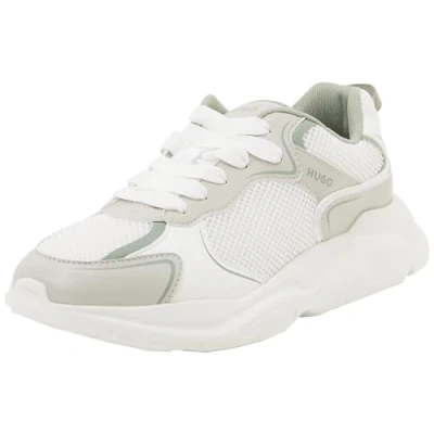 Image de HUGO Femme Leon_Runn_mepu Basket, Open White, 40 EU