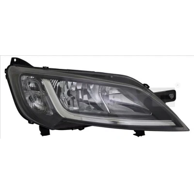 Image de TYC 20 14775 15 2 Phares droit H7/H7, W21/5W avec feu de circulation diurne pour à droite moteur électrique FIAT: Ducato III Van