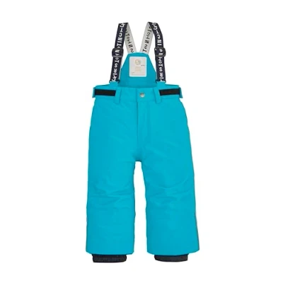 Image de first instinct by killtec Enfant Pantalon de Ski/Fonctionnel avec Bretelles et Jupe Pare Neige FISW 33 MNS Ski PNTS, dunkelmint, 98/104, 42255 000