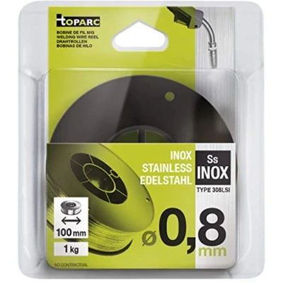 Image de GYS Bobine de Fil Inox Ø0.8 ER308LSi 1kg 100mm CONSOMMABLE Soudure MIG/MAG
