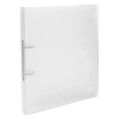 Image de Exacompta Réf.54360E Carton de 5 classeurs semi rigides PP Chromaline 2 anneaux ronds diamètre 30mm Dos 40mm Dimensions extérieures : 32x26,8 cm Format à classer A4 Maxi Coloris incolore