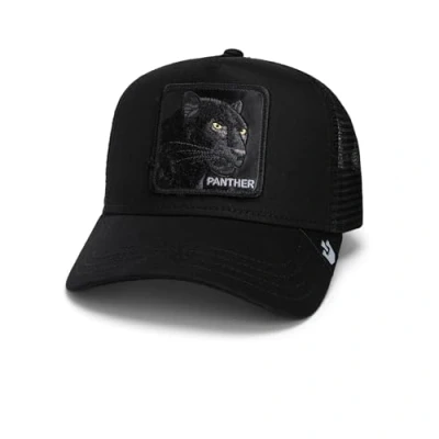 Image de Goorin Bros. The Black Panther Panthère Core Noire Casquette de Camionneur Ajustable