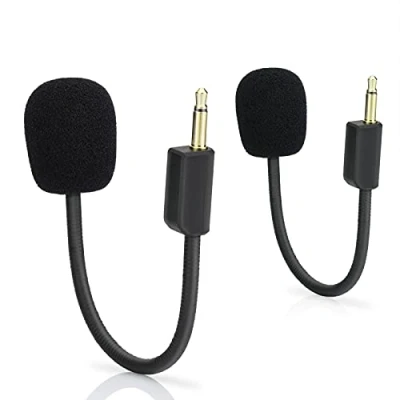 Image de LEFXMOPHY BlackShark V2 Lot de 2 micros rechange pour casque jeu Razer et Pro 3,5 mm détachable sur PC, Xbox, PS4, PS5