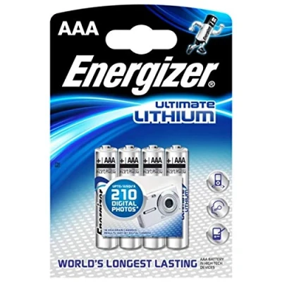 Image de Energizer Pile au lithium Ultimate micro AAA 1,5 V, en lot de 4