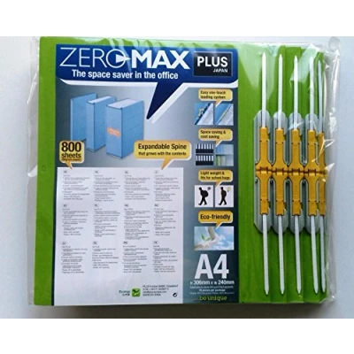 Image de PLUS Japan, Zero Max Lot de 10 classeurs rangement Vert
