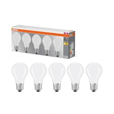 Image de OSRAM Lampe LED Filament Base A100 forme d&#039;ampoule 11W 827, 2700K blanc chaud, E27, dépolie, 1521 lm, lumière instantanée 100%