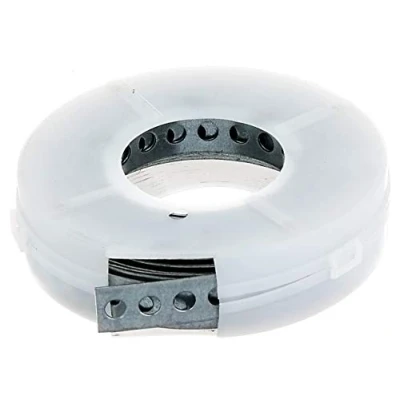 Image de Alberts 334147 Bande perforée avec ou sans bobine galvanisé Sendzimir largeur 12 mm longueur 3 m