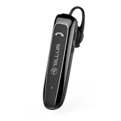 Image de TELLUR VOX 95 Oreillette Bluetooth sans Fil Mono, 20h de Conversation, Kit Main Libre USB C, Multipoint Deux Appareils Connectés, Tour d&#039;oreille 360 Droit ou Gauche, Iphone, Android, Ordinateurs